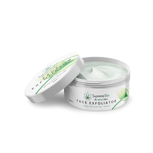 Supreme CBD 1000mg CBD Face Exfoliator - 200ml - HEMPORIUM