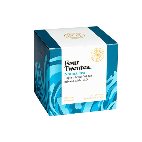 Four Twentea English Breakfast 10mg CBD Tea - Normalitea - HEMPORIUM