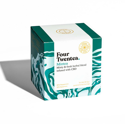 Four Twentea Mint 10mg CBD Tea - Mintea - HEMPORIUM