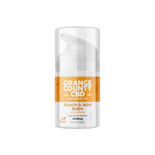 Orange County CBD 1000mg CBD Muscle And Joint Balm - 50ml - HEMPORIUM