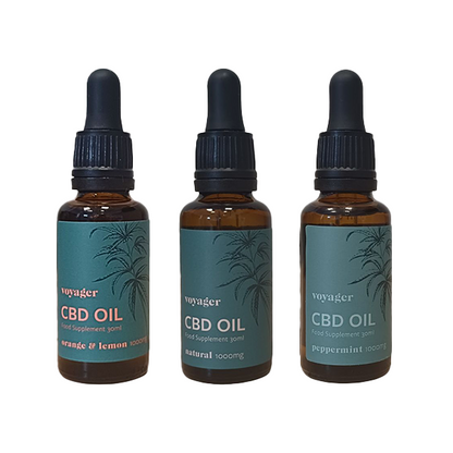 Voyager 1000mg CBD Oil 30ml - HEMPORIUM