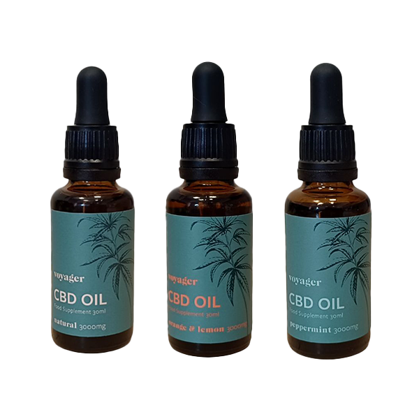 Voyager 3000mg CBD Oil 30ml - HEMPORIUM