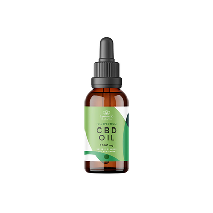 Supreme CBD 3000mg Full Spectrum CBD Tincture Oil - 30ml