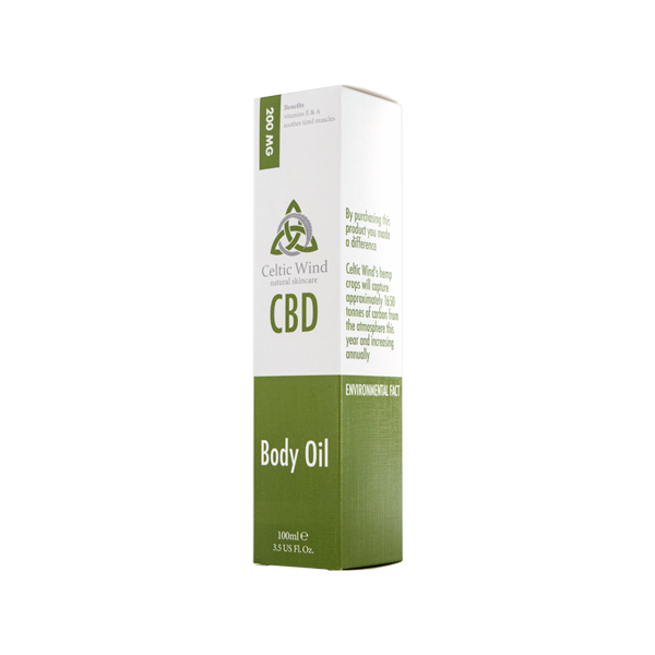 Celtic Wind Crops 200mg CBD Body Oil - 100ml (BUY 1 GET 1 FREE) - HEMPORIUM