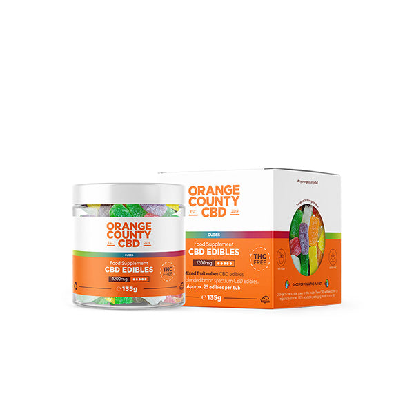 Orange County CBD 1200 mg Gummies - malé balenie