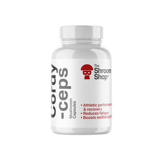 The Shroom Shop Cordycerps Mushroom 45000mg Capsules - 90 Caps - HEMPORIUM