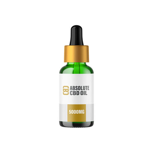 CBD Asylum 5000mg Absolute CBD Oil 20ml (BUY 1 GET 2 FREE) - HEMPORIUM