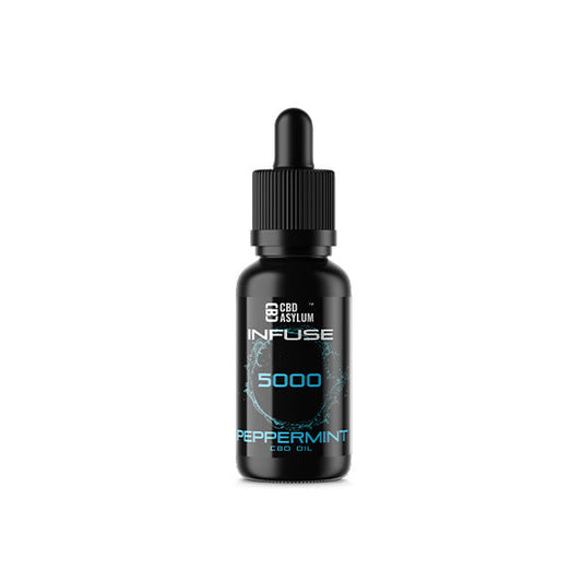 CBD Asylum Infuse 5000mg CBD Peppermint Oil - 30ml (BUY 1 GET 2 FREE) - HEMPORIUM