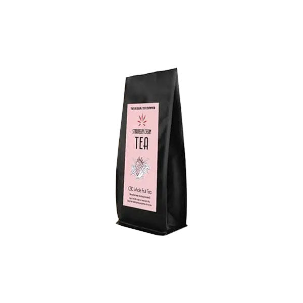 The Unusual Tea Company 3% CBD Hemp Tea - Strawberry Cream 40g - HEMPORIUM