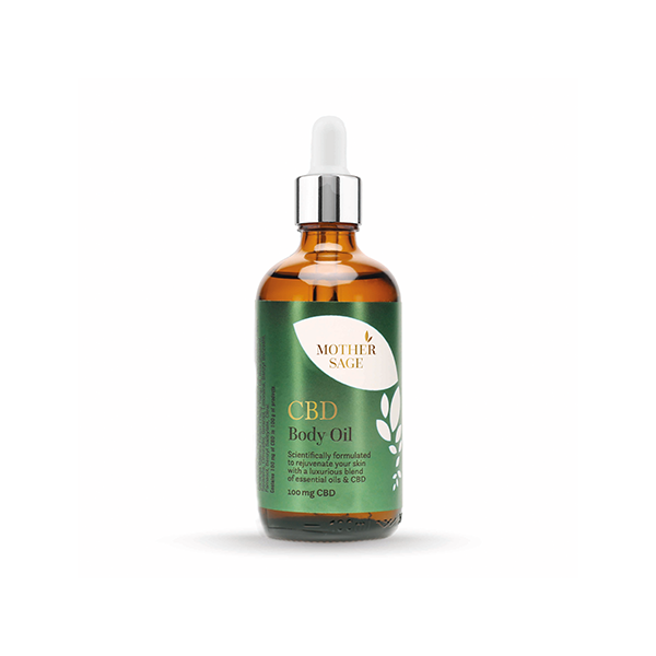 MotherSage 100mg CBD Body Oil - 100ml - HEMPORIUM