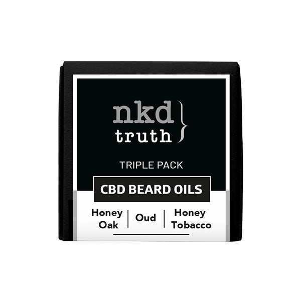 NKD 50mg CBD Infused Speciality Beard Oils Gift Set (BUY 1 GET 1 FREE) - HEMPORIUM