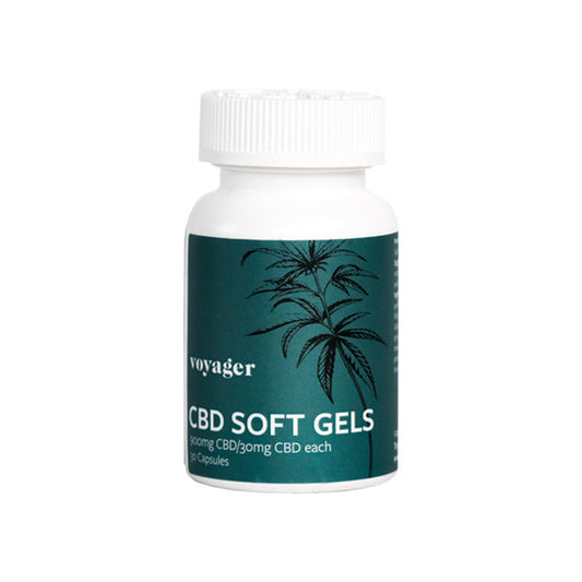 Voyager 900mg CBD Soft Gels - 30 Caps - HEMPORIUM