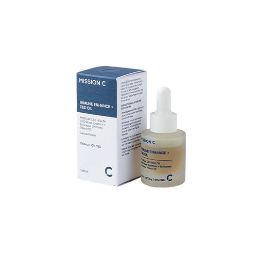 Mission C Immune Enhance + 1000mg CBD Oil - 10ml - HEMPORIUM