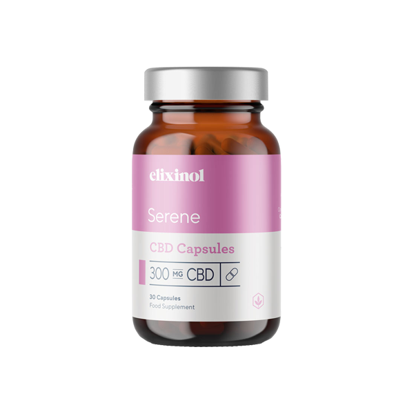 Elixinol 300mg CBD Serene Capsules - 30 Caps - HEMPORIUM