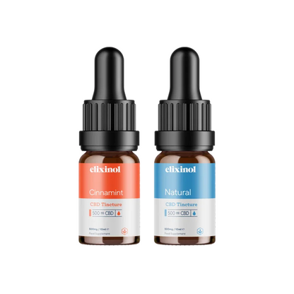 Elixinol 500mg CBD Oil Tinctures - 10ml