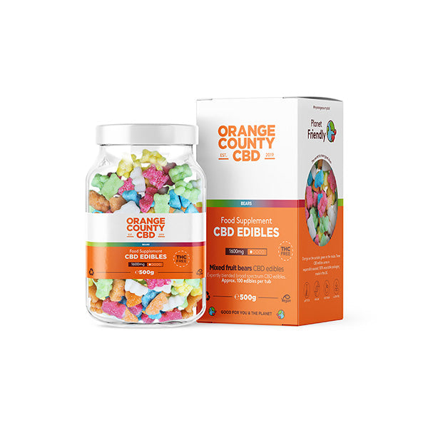 Orange County CBD 1600 mg Gummies - veľké balenie