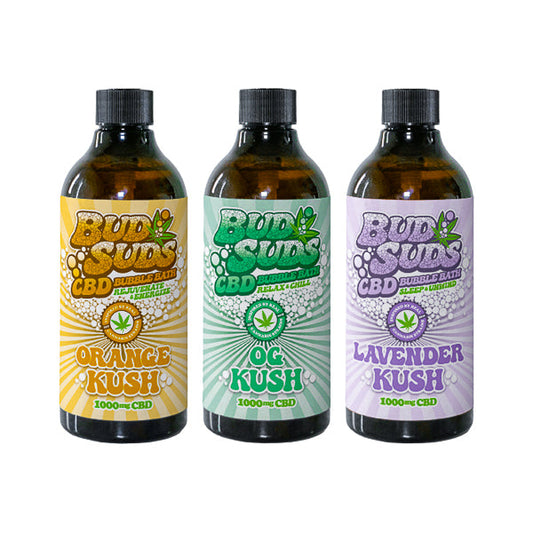 Bud Suds 1000mg CBD Bubble Bath - 300ml - HEMPORIUM