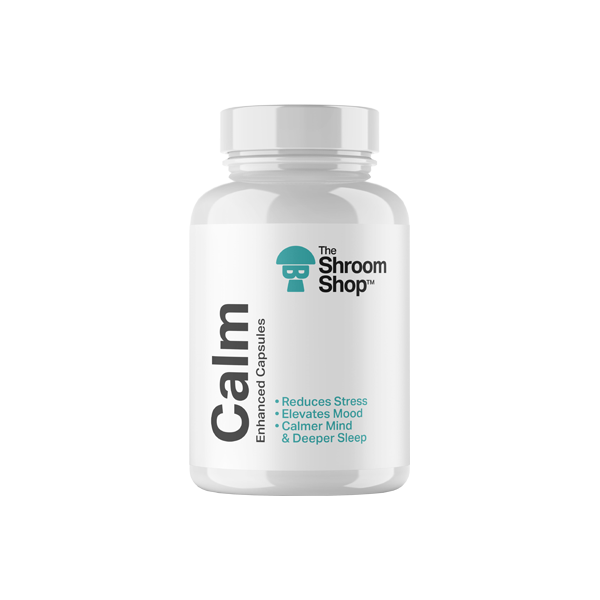 The Shroom Shop Enhanced Calm 67500mg Capsules - 90 Caps - HEMPORIUM