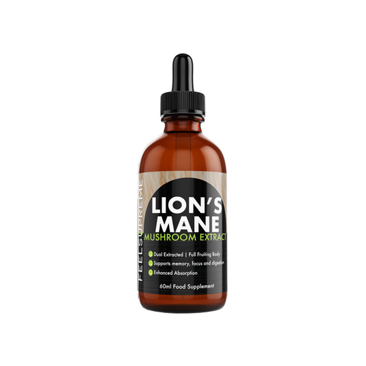 Feel Supreme 1500mg Lion's Mane Mushroom Extract Tincture - 60ml - HEMPORIUM