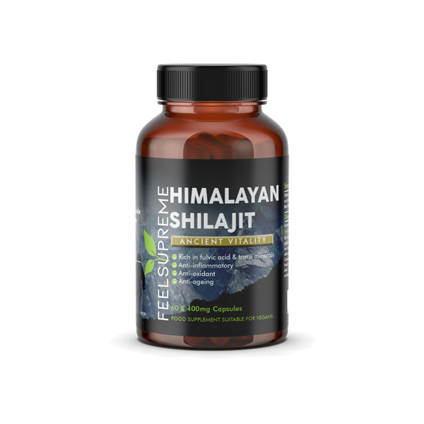 Feel Supreme 24000mg Himalayan Shilajit Capsules - 60 Caps - HEMPORIUM