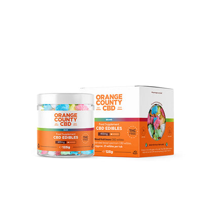 Orange County 400mg CBD Gummy Bears - Small Pack - HEMPORIUM