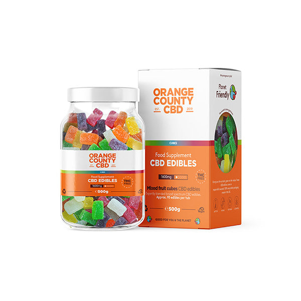 Orange County CBD 1600 mg Gummies - veľké balenie