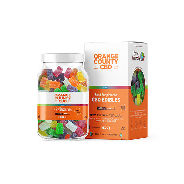 Orange County CBD 3200 mg Gummies - veľké balenie