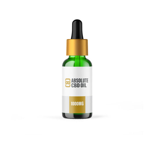 CBD Asylum 1000mg Absolute CBD Oil 20ml (BUY 1 GET 2 FREE) - HEMPORIUM