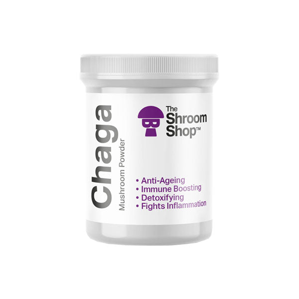 The Shroom Shop Chaga Mushroom 90000mg Powder - HEMPORIUM