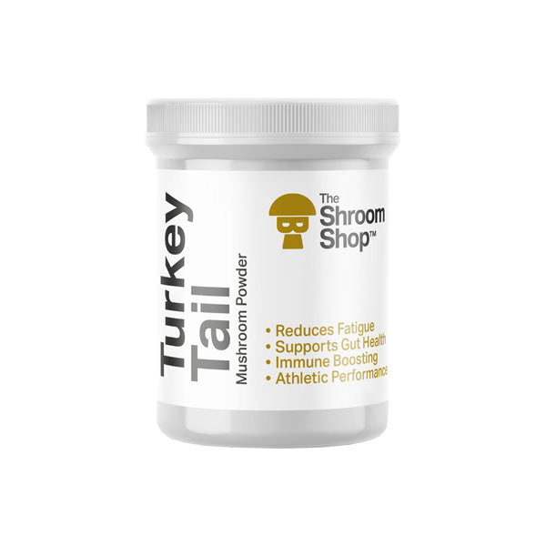 The Shroom Shop Turkey Tail Mushroom 90000mg Powder - HEMPORIUM