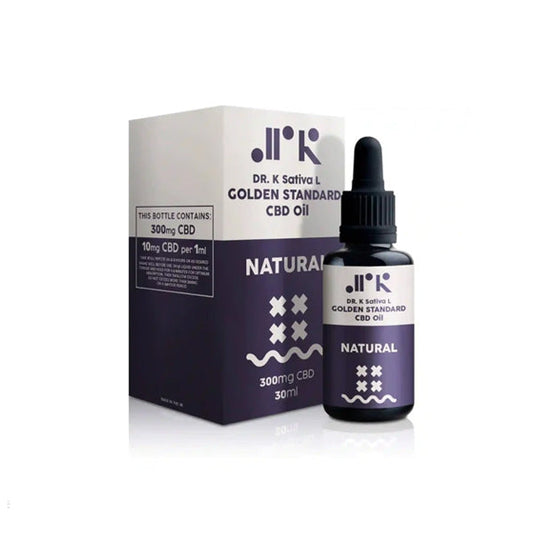 Dr K CBD Natural Golden Standard 1000mg CBD Oil - 30ml - HEMPORIUM