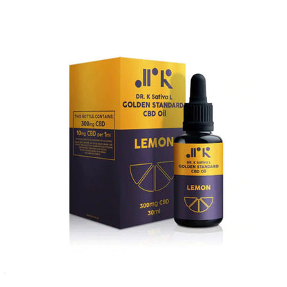 Dr K CBD Lemon Golden Standard 1000mg CBD Oil - 30ml - HEMPORIUM