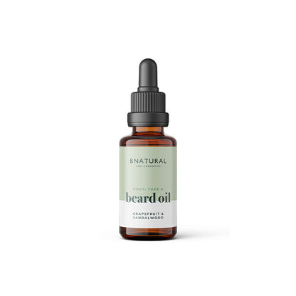 Bnatural 100mg CBD Beard & Face Oil - 30ml - HEMPORIUM