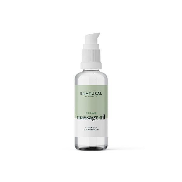 Bnatural 150mg CBD Massage Oil - 50ml - HEMPORIUM