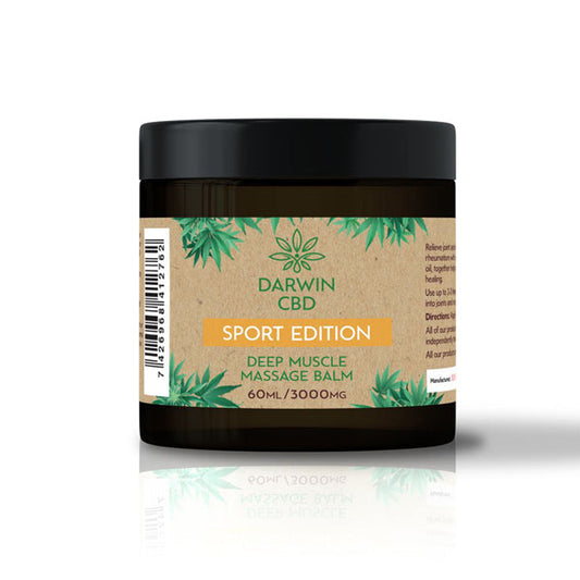 Darwin CBD 3000mg CBD Sport Edition Massage Balm - 60ml - HEMPORIUM