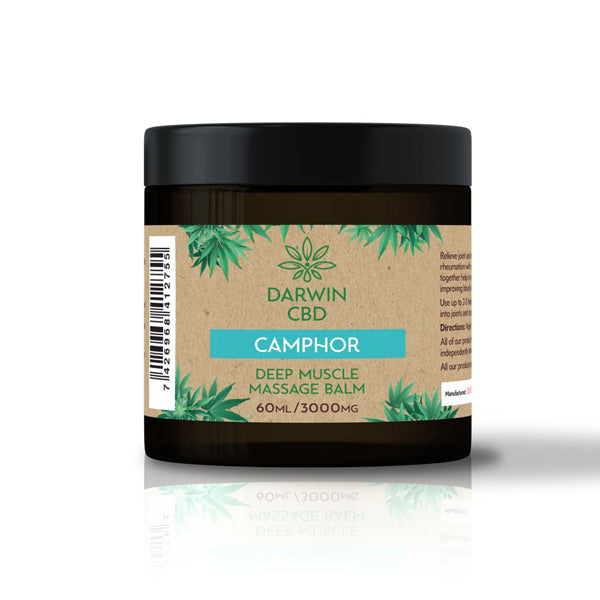 Darwin CBD 3000mg CBD Camphor Massage Balm - 60ml - HEMPORIUM