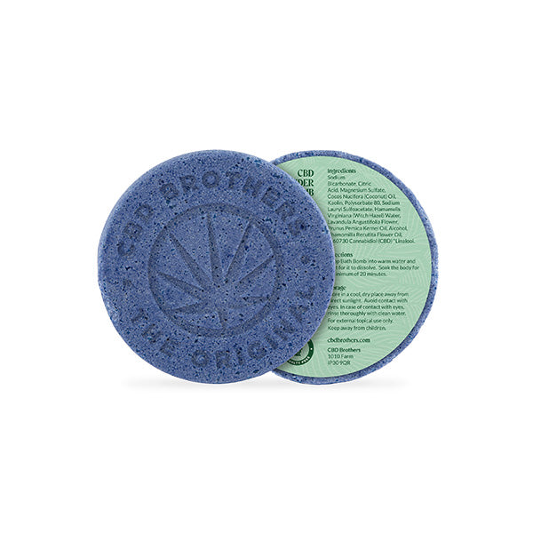 CBD Brothers 100mg CBD Lavender Bath Bomb - 100g - HEMPORIUM