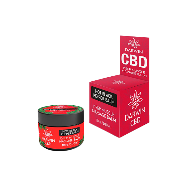 Darwin CBD 500mg Hot Black Pepper Balm - 10ml - HEMPORIUM