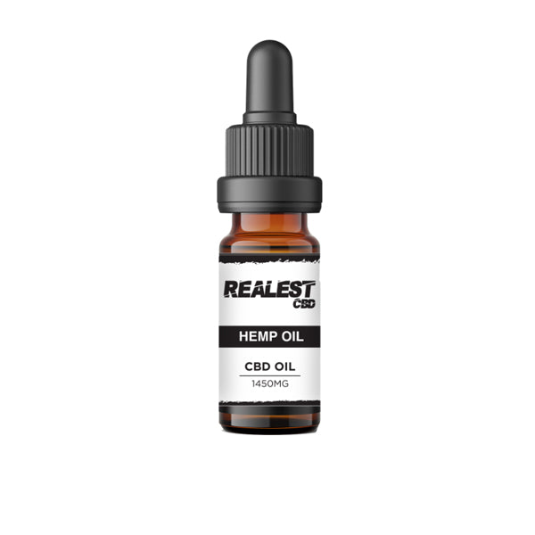 Realest CBD 1450mg Broad Spectrum CBD 10ml Hemp Oil (BUY 1 GET 1 FREE) - HEMPORIUM