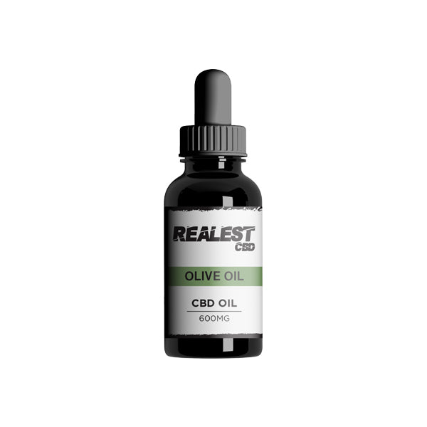 Realest CBD 600mg Broad Spectrum CBD Olive Oil - 30ml (BUY 1 GET 1 FREE) - HEMPORIUM