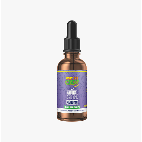 Why So CBD? 4800mg Broad-Spectrum CBD Natural Oil - 50ml - HEMPORIUM