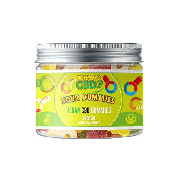 Why So CBD? 1000mg Broad Spectrum CBD Small Vegan Gummies - 11 Flavours