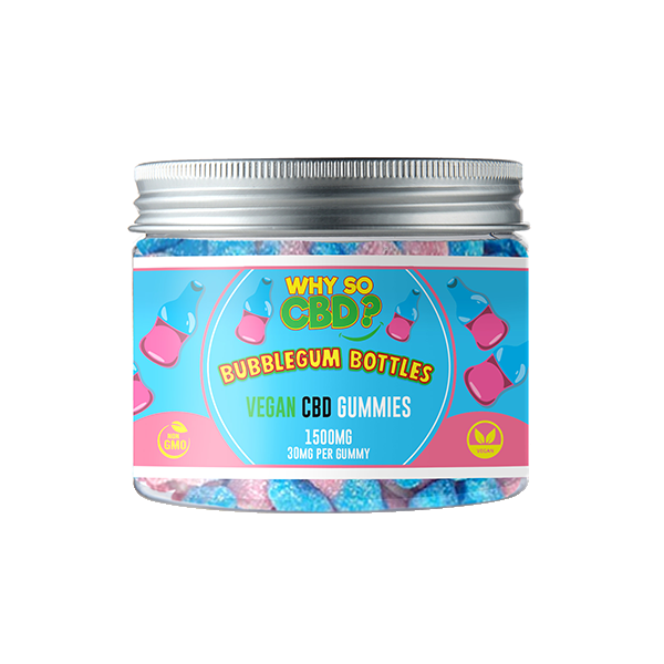 Why So CBD? 1500mg Broad Spectrum CBD Small Vegan Gummies - 11 Flavours