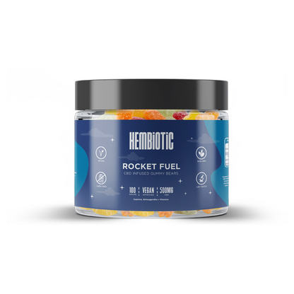 Hembiotic 500mg Funkčné CBD Gummy Bears - 100g