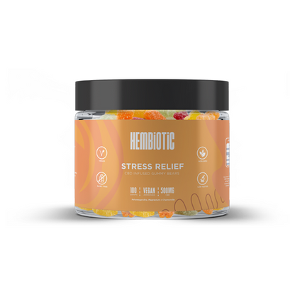 Hembiotic 500mg Funkčné CBD Gummy Bears - 100g