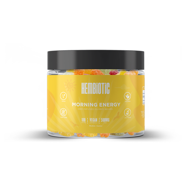 Hembiotic 500mg Funkčné CBD Gummy Bears - 100g