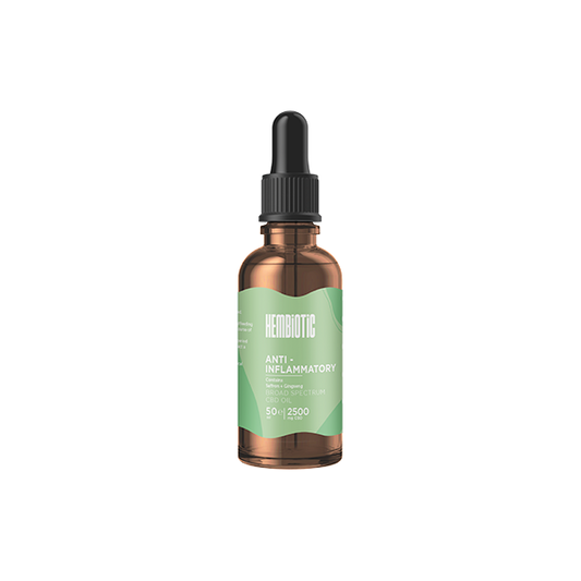 Hembiotic 2500mg Broad-Spectrum Bulk Functional CBD Oil - 50ml - HEMPORIUM