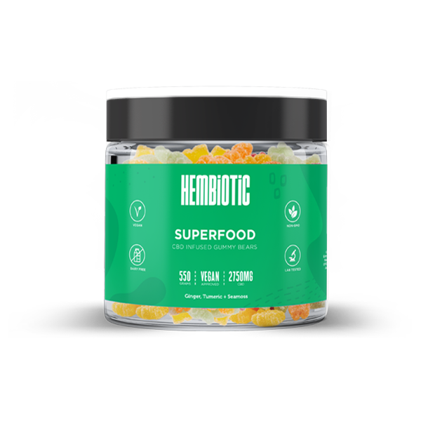 Hembiotické 2750 mg veľkoobchodné funkčné CBD želé medvedíky - 550 g