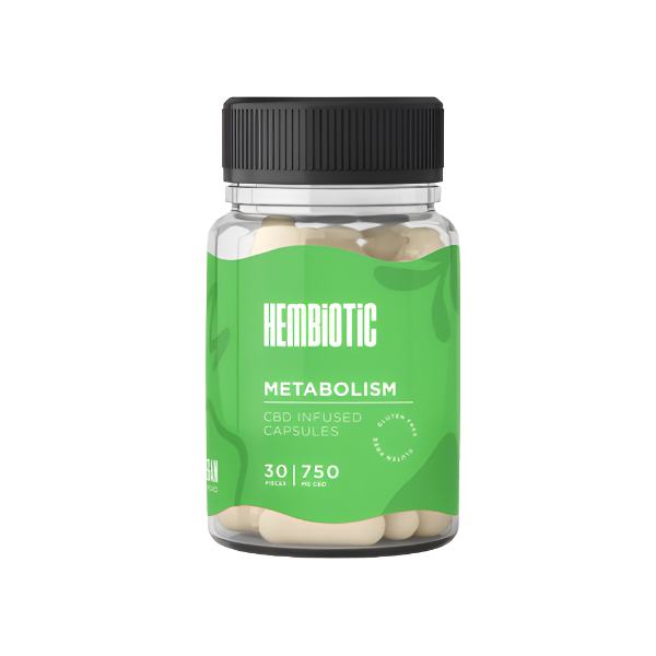 Hembiotic 750mg Functional CBD Capsules - 30 Caps - HEMPORIUM