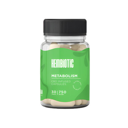 Hembiotic 750mg Functional CBD Capsules - 30 Caps - HEMPORIUM